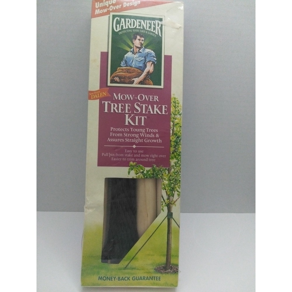 Gardeneer Mow-Over Tree Stake Kit‎ Young Tree Support NIP
